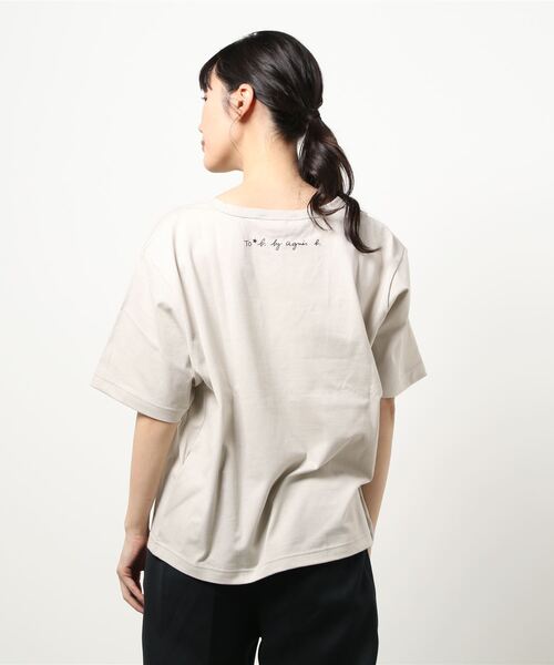 「To b. by agnes b.」 半袖Tシャツ 38 ホワイト レディース