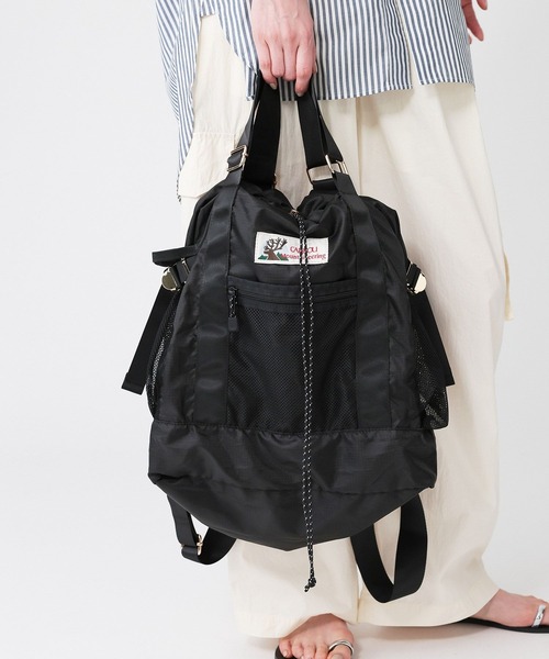 【美品】CARIBOU MOUNTAINEERING 別注 バックパック 黒 U by SPICK&SPAN デイバック リュック CARIBOU MOUNTAINEERING