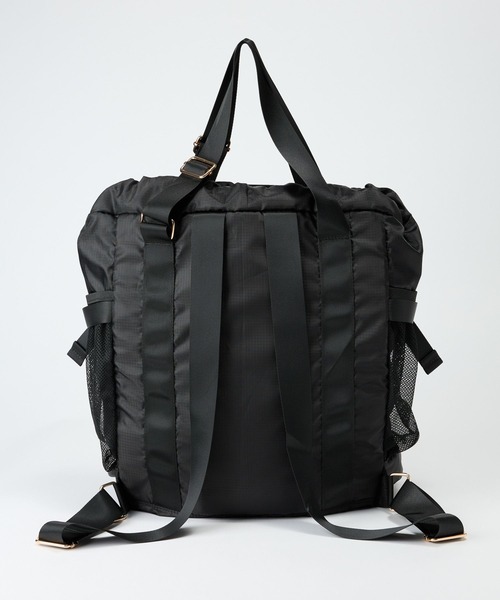 【美品】CARIBOU MOUNTAINEERING 別注 バックパック 黒 追加8》別注【CARIBOU MOUNTAINEERING】 バックパック（バック