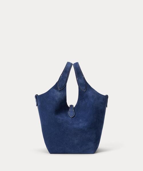 POLO RALPH LAUREN トートバッグ Polo Play スエード スモール