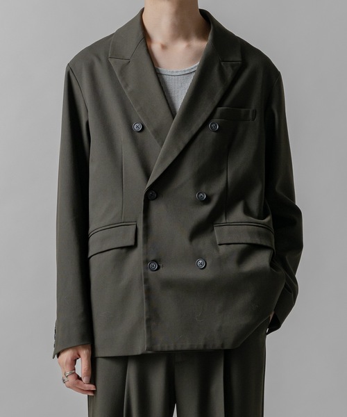 Wool mix tailored jacket / テーラードジャケット Casper John（キャスパージョン） ジャケット テーラードジャケット