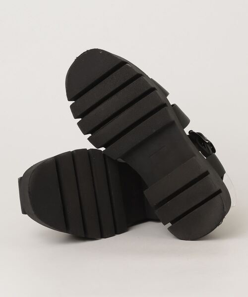 「RUCOLINE」 フラットサンダル 38 ブラック レディース_画像3