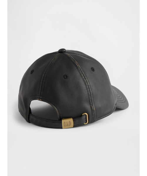 GAP（ギャップ） キャップ 帽子 ヴィーガンレザー ベースボール
