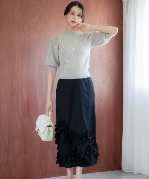 【お値下げ中 未使用】Noela ノエラ フリルスカート ベルト付き Noela スカート ティアードフリルスカート : ZOZOTOWN Yahoo!店