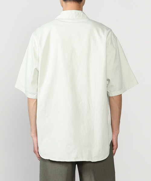 「orSlow」 半袖シャツ 2 ライトグリーン メンズ_画像7
