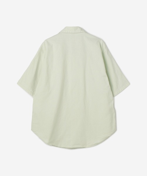 「orSlow」 半袖シャツ 2 ライトグリーン メンズ_画像9