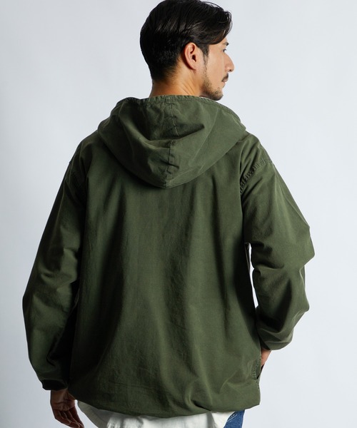 LANVIN en Bleu シャツ サルファ染め オックスフォード シャツパーカー