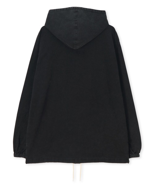 LANVIN en Bleu シャツ サルファ染め オックスフォード シャツパーカー