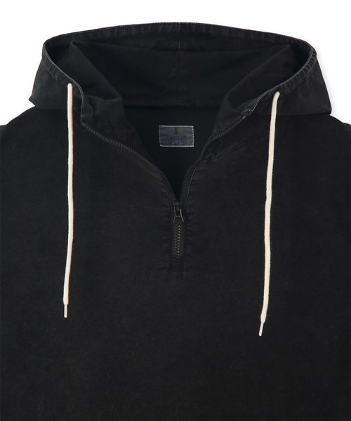 LANVIN en Bleu シャツ サルファ染め オックスフォード シャツパーカー