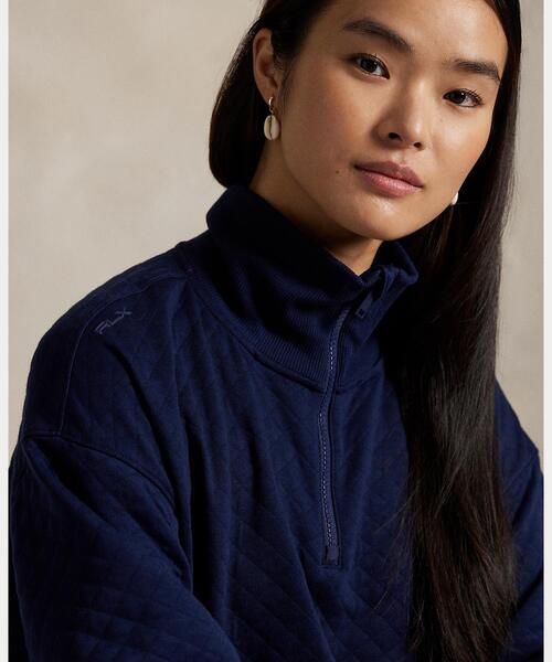 RLX キルテッド ハーフジップ プルオーバー レディース : ZOZOTOWN