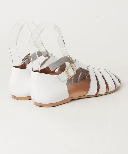 「BIANCA」 フラットサンダル 37 ホワイト レディース_画像2