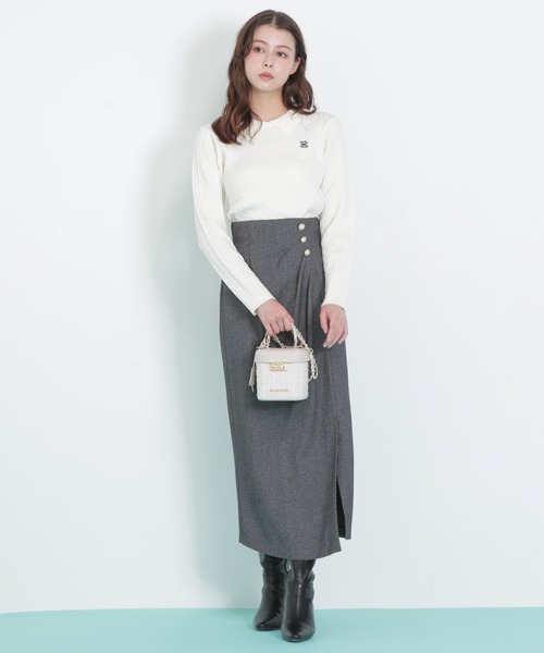 JILL by JILL STUART（ジルバイジルスチュアート） スカート パール釦