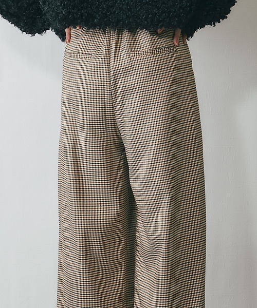 パラスパレス 先染チェック 14W コーデュロイ はんぱ丈 パンツ パンツ パラスパレス
