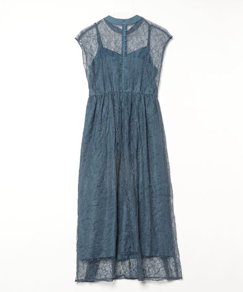 「kaene」 ノースリーブワンピース FREE ブルー レディース_画像2
