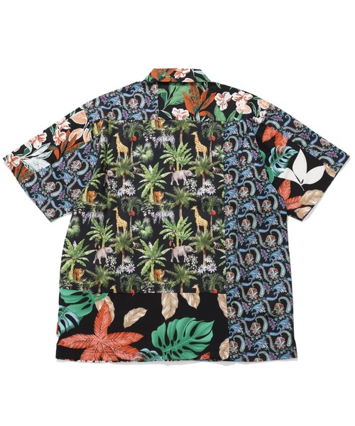「KRIFF MAYER」 半袖シャツ MEDIUM ネイビー メンズ_画像4