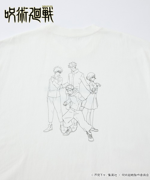 【84】新品　呪術廻戦　Tシャツ　WIND AND SEA　XL　虎杖悠仁　白 tシャツ 「呪術廻戦」「ZOZO期間限定販売」グラフィックデザイン