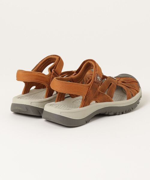 「KEEN」 フラットサンダル 25.5cm ブラウン レディース_画像2