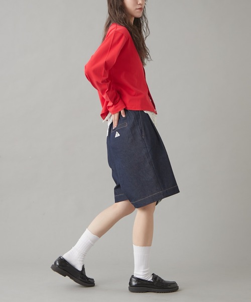 「GEVACO」 カーディガン ONE SIZE イエロー レディース_画像4