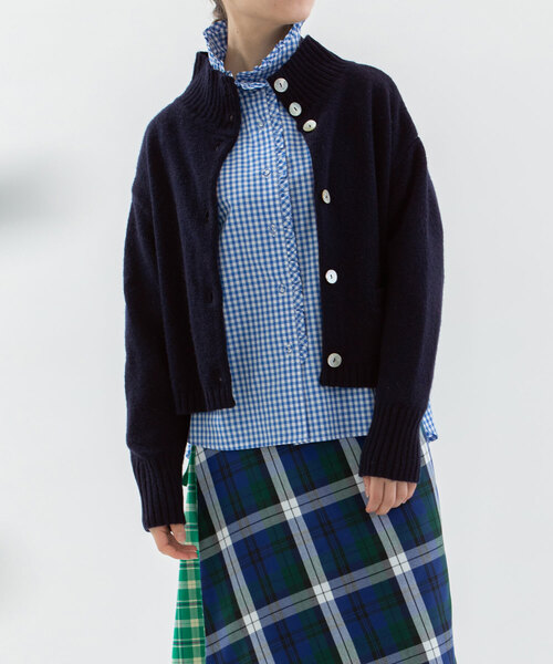 nop de nod（ノップドゥノッド） カーディガン シェットランドウール