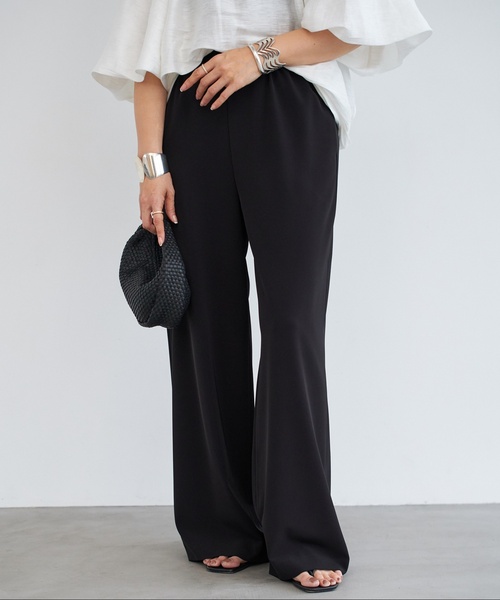 Deuxieme Classe exquisite パンツ 黒　34 新品 DEUXIEME CLASSE - Deuxieme Classe 34 exquisite パンツ ブラックの