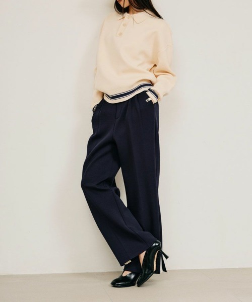 DONOBAN（ドノバン） パンツ 「null.」ジャージー×フリースパンツ