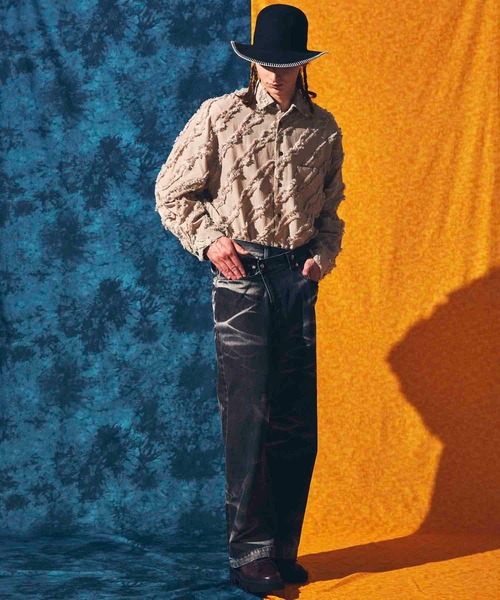 MAISON SPECIAL デニムパンツ　サイズ0 MAISON SPECIAL（メゾンスペシャル） デニムパンツ 0 ブラック メンズ