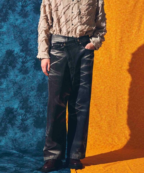 MAISON SPECIAL デニムパンツ　サイズ0 MAISON SPECIAL（メゾンスペシャル） デニムパンツ 0 ブルー メンズ