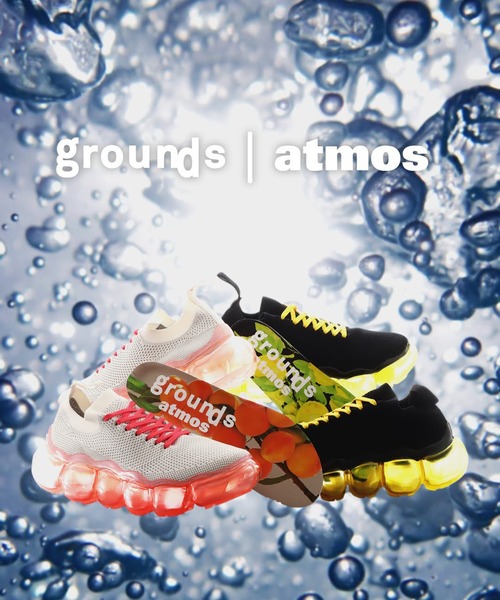 「grounds」 ローカットスニーカー 27.0cm イエロー メンズ_画像5