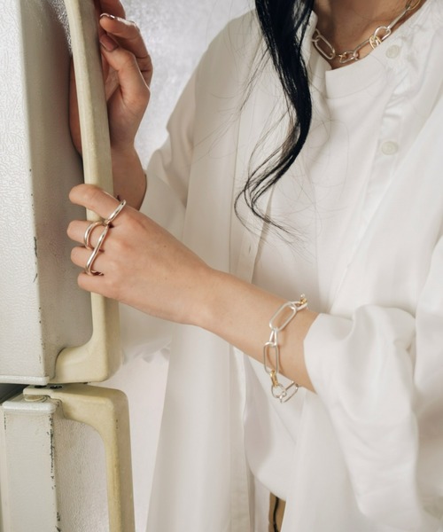 「Nothing And Others」 ブレスレット FREE シルバー レディース_画像2