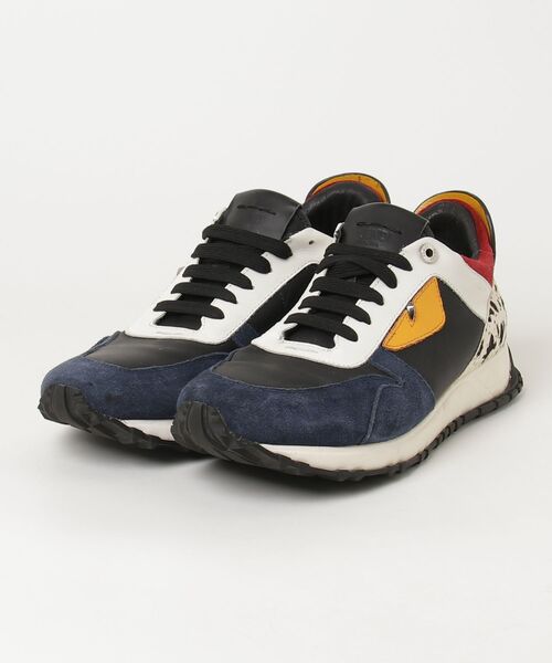 FENDI（フェンディ） ローカットスニーカー 44 ネイビー メンズ