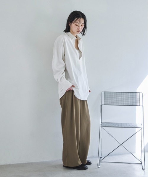 「feepur」 長袖シャツ MEDIUM ブラック レディース_画像4