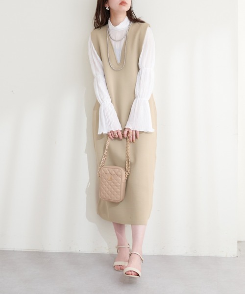 「natural couture」 サロペットスカート FREE ブラック レディース_画像5