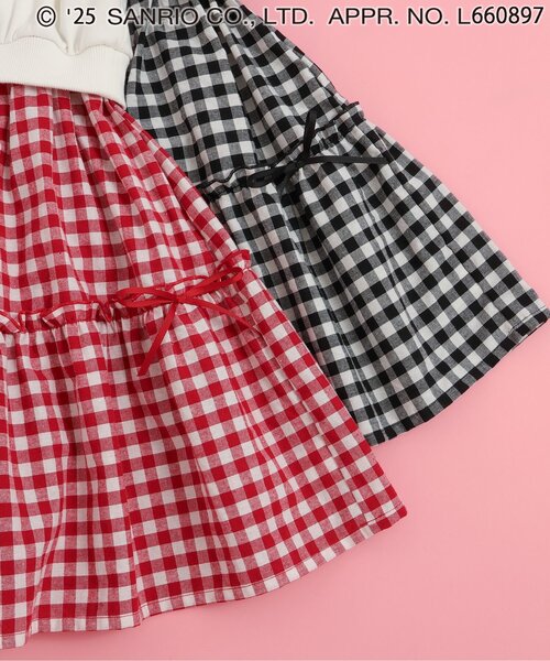 sanrio（サンリオ） ワンピース 「ハローキティ」ドッキングワンピース