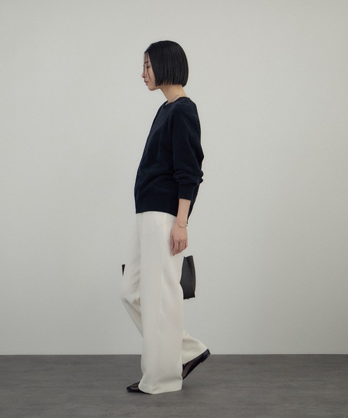 ワイドパンツ パンツ トリアセリラクシーパンツ / セットアップ対応 レディースの画像