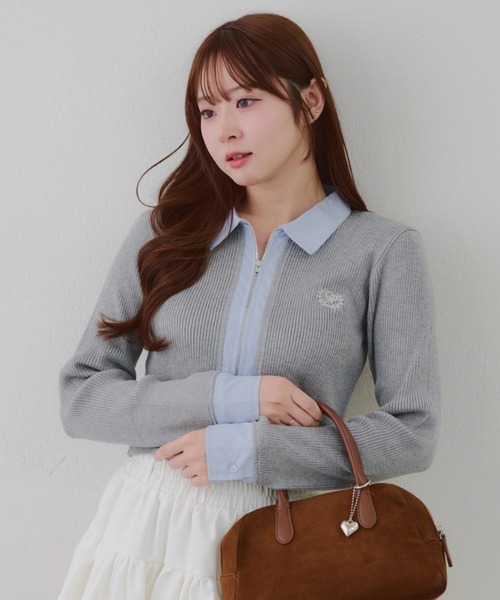 continuer de NICE CLAUP ニット セーター 「2026SS」シャツドッキング