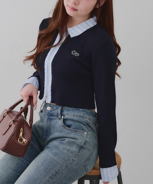 continuer de NICE CLAUP ニット セーター 「2026SS」シャツドッキング