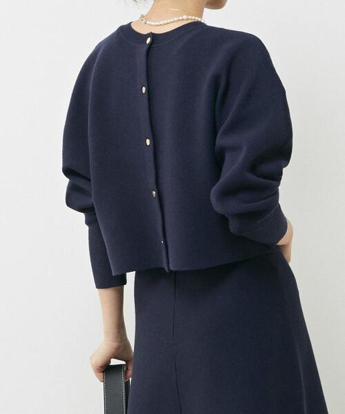 「martinique」 ニットカーディガン - ピンク レディース_画像3