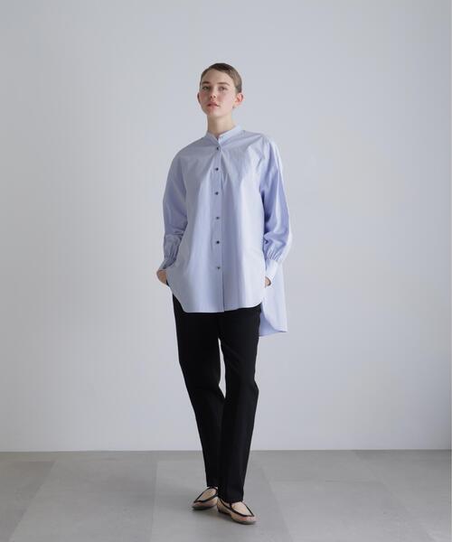 アドーア☆シルク バルーンブラウス ボリューム袖 タック 38 ピンク ADORE（アドーア） ブラウス シャツ コンパクトプレーンクロス