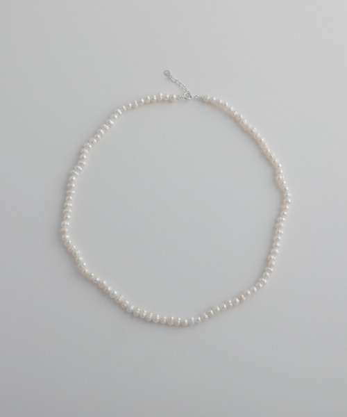 whoseA（フーシー） ネックレス 「silver925」 Pearl Necklace M
