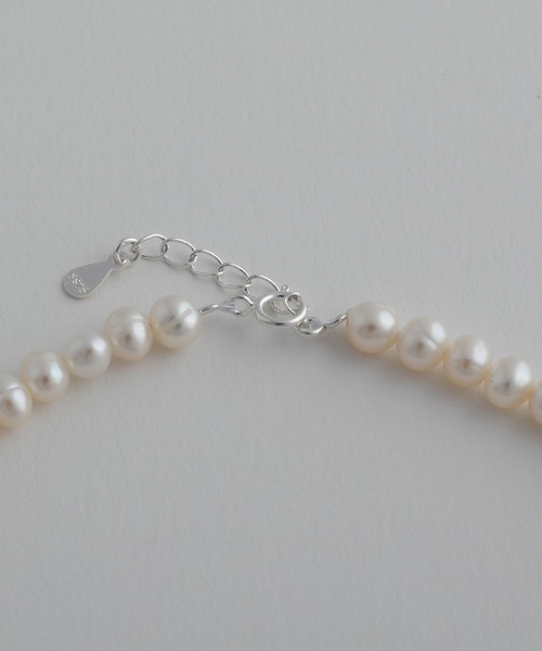 whoseA（フーシー） ネックレス 「silver925」 Pearl Necklace M
