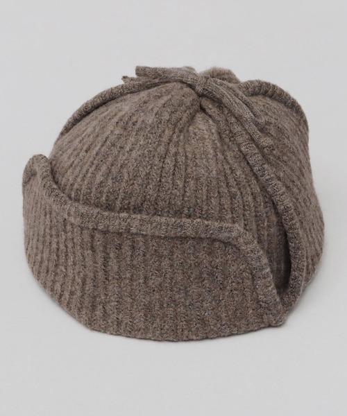 「Basiquenti」 ニットキャップ FREE アイボリー レディース_画像3