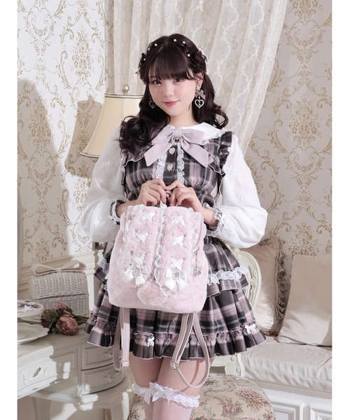 NOEMIE（ノエミー） デイバック リュック うさ耳リボンレースアップ
