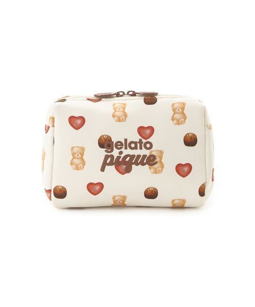 gelato pique（ジェラートピケ） ポーチ 総柄ポーチ レディース