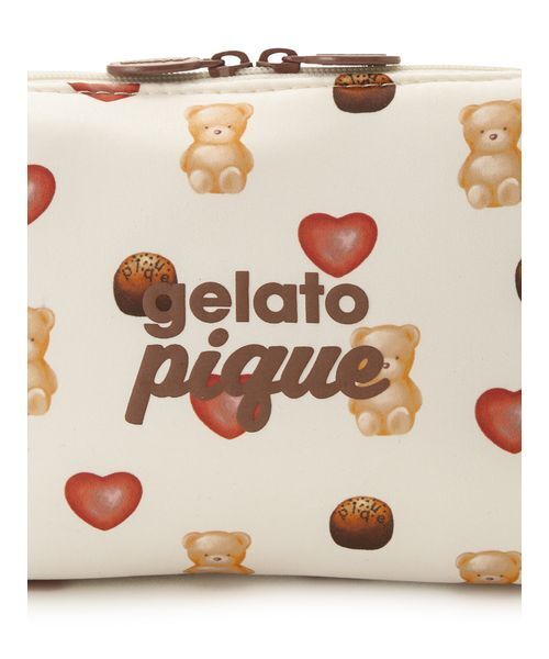 gelato pique（ジェラートピケ） ポーチ 総柄ポーチ レディース
