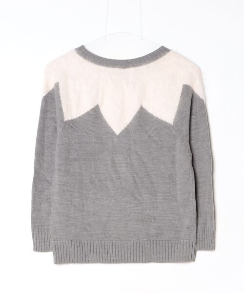 「HONEY MI HONEY」 長袖ニット FREE グレー レディース_画像2