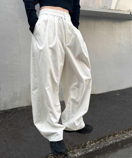 select MOCA by son」 パンツ LARGE オフホワイト レディース