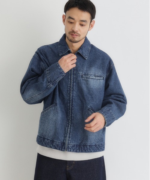 BACK NUMBER ブルゾン アウター 「BACK NUMBER」デニムフルジップ