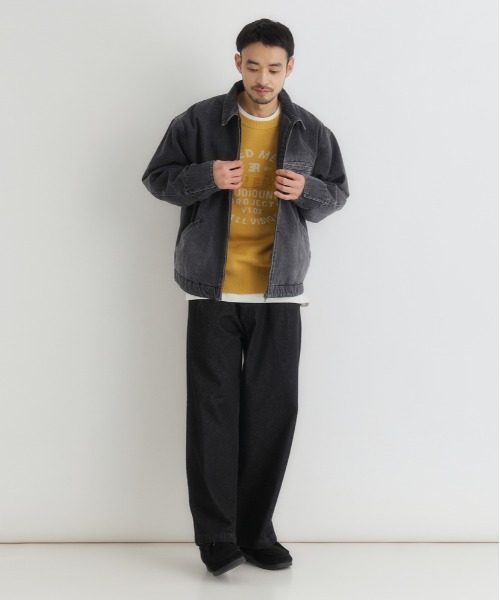 BACK NUMBER ブルゾン アウター 「BACK NUMBER」デニムフルジップ