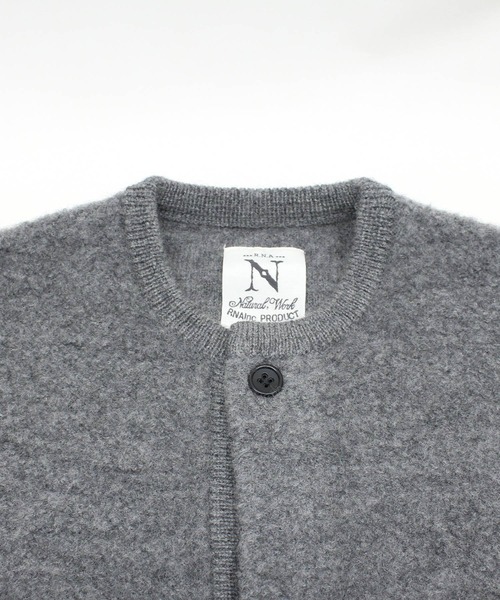 「RNA-N」 ニットカーディガン FREE チャコールグレー レディース_画像8