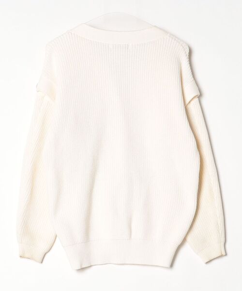 「ROPE'」 ニットカーディガン 38 ホワイト レディース_画像2